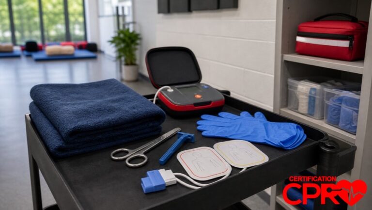 AED training supplies for special situations in CPR classes in Jacksonville.