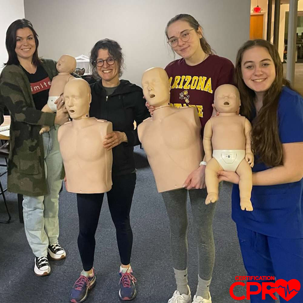 CPR certification training with mannequins in Jacksonville, Florida. Learn life-saving skills in a hands-.